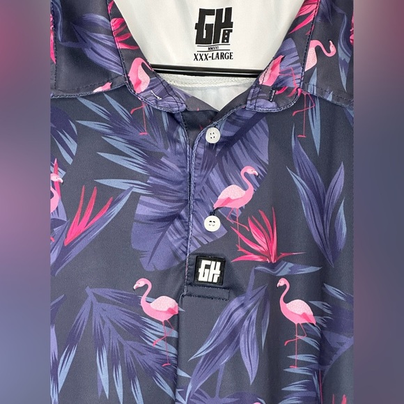 2 Greater Half Golf Polo Shirts Men’s XXXL Breathable & Sweat-Wicking w/ UPF 45 - Picture 4 of 13